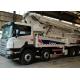 180m3/H 56m Zoomlion Truck , Long Boom Concrete Pump With Diesel Engine