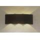 6W Wall Lamp Ac85-265v sand black / sand white 3000k/6000k Aluminum + Acrylic 4W 170*80*40mm