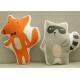 Animal Pattern Soft Toy Doll Korean Styles Cute Design For Playing / Decoration