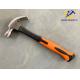 The Most Durable 16OZ Carbon Steel Materials Claw Hammer With Yellow Color Plastic Handle (XL015-YELLOW)