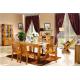 modern rectangle solid wood dining table set