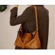31cm Womens Leather Bag Fake Real Leather Hasp Closure
