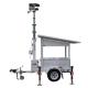 Portable Solar Light Tower with 6m mast For Emergency Rescue Lighting