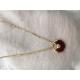 XS Model High End Custom Jewelry Amulette De Necklace 18K Rose Gold Carnelian