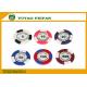 Custom Printed Round High End Poker Chips , Authentic Poker Chips
