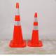 Safety 700mm Traffic Warning Cones Orange Reflective Safety Cones 1.4kg