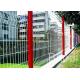 White Color Plastic Wire Mesh Fence Welded Panels As Public Building Fence