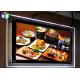 Ceiling Hanging LED Photo Display Light Box Poster Import Acrylic Panel Double