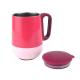 Double Wall 304 Stainless Steel Tea Mug  Hand Grip For Climbing Camping