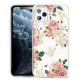 High Clear Camera Protection Phone Cases For Iphone 12 pro max  Floral Leaf Pattern