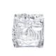 High-grade Clear Glass crystal glass jewelry case boxes for ring and earring