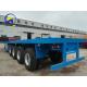 40 Ton 60 Tons 3/4axles 40FT Container Transport Platform Flatbed Semi Trailer with Light LED Light