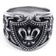Tagor Jewelry Super Fashion 316L Stainless Steel Casting Rings Collection PXR022