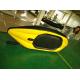 Single Person Inflatable Sea Kayak Whitewater Inflatable Kayak Airmat Floor With Cover