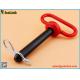 Red Handle Head Hitch pin with R Clip for farm Tractors and Trailers