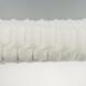 Tricot Knitted Brushed White PV Plush Fabric for Quilts and Pillows Knitted Type Tricot