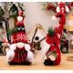 Soft Plush Christmas Toy Doll with Santa Hat Scarf Boots - Care Instructions Included