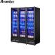 CE 1000L Commercial Display Refrigerator 3 Door 220V Practical