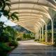 Tension Membrane Structure For Ecological Gardening Corridors Sustainable And Inviting Spaces