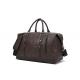 Vintage Crazy Horse Leather Men'S Travel Duffle Luggage Bag With Shoes Compartment Bag