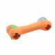 Rubber Dog Teeth Cleaning Bones Toys For Dogs Who Chew Hard With Cotton Rope