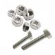 100pcs Hex Head Bolts in Standard Size with 1.0mm Thread Pitch and 12mm Thread Length