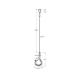 Lighting Fixture Stainless Steel Wire Rope Sling With Snap Hook YW86514