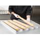 RK Bakeware China Foodservice NSF 5 Slot Aluminium Baguette Baking Tray Glazed French Bread Pan