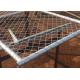 Hot Galvanized Chain Link Fence Gate / Wire Farm Gates Anti - Corrosion High Strength