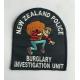 Customer Design Police Embroidery Patches with Iron on for clothing accessories and hat