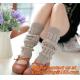 Lace,Trim Crochet Knit Foot Knee High cotton socks use for women Leg Warmers and Boot Sock