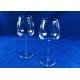 SIO2 Red Wine 1100℃ Quartz Crystal Glass For Family Dinner