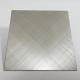 1.0mm Silver Cross Hairline Stainless Steel Sheet For Kitchen Wall Panels