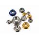 Motorcycle Bicycle Titanium Fasteners Ti Hexagon Flange Nuts Screws Bolts