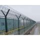 Galvanized Razor Blade Wire Fence Use For Prison And Key Project Protection