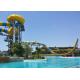 Holiday Resort Water Park Slide Fiberglass Material Thrilling Family Raft Ride