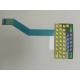 Waterproof Electrical Flexible Membrane Switch Panel Key With 3M Adhesive