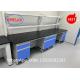 Customizable Chemical Resistant Laminate Chemistry Lab Workbench Assembly Required Laboratory Work Benches