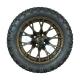 Customizable 14 Inch Golf Cart Bronze Wheels And Off-road Tires for Customer Requirements