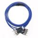 Optical Fiber Patch Cord FC-ST OM3 4Mode 4Core Wire OD 2.0/3.0mm  For Surveillance Camera Indoor Computer Connector