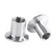 Tri Clamp Npt Bsp Pipe Fittings Male Thread Adapter/Coupling with Round Head Code SS304