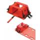 Red Universal Head Immobilizer NBR Spine Board Head Immobilizer