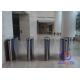 Counter Automatic Flap Barrier Gate 304 Grade Acrylic Glass With Fingerprint Lock