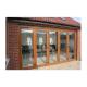 KDSBuilding Cheap Price Front Folding Door Designs In Teak Wood Bifold for superhouse