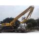 Long Boom EX450 Excavator Mounted Vibratory Hammer tube pile / H beams pile driving