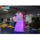 Rainbow Unicorn Inflatable Cartoon Characters 210DD Oxford Cloth Durable