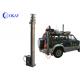 DC 24V/12V Portable Telescopic Antenna Mast Vehicle Ground Mounted Camera Pole