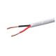 White PVC 2 Cores Speaker Electric Wire Cable 14 AWG In Wall Rated Oxygen Free 100 Feet