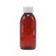 150mL/150cc/5 oz PET Empty Brown/Amber/Transparent Syrup Bottle with Tamper Proof Screw Cap