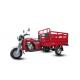 Red Three Wheel Cargo Motorcycle With Passenger Seat 150CC Air Cooling Engine